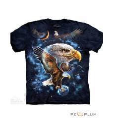 футболка The Mountain Футболка с изображением птиц Cosmic Eagle