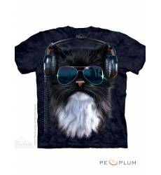 футболка The Mountain Футболка с кошкой Cool Cat