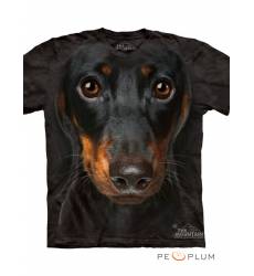футболка The Mountain Футболка с собакой Daschund Face