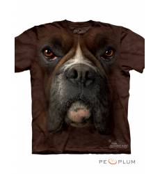 футболка The Mountain Футболка с собакой Boxer Face