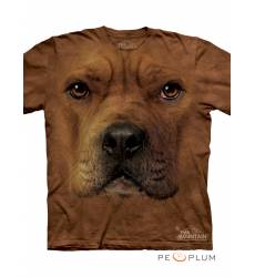 футболка The Mountain Футболка с собакой Pitbull Face