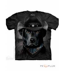 футболка The Mountain Футболка с собакой Cowboy Lab
