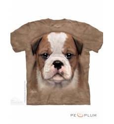 футболка The Mountain Футболка с собакой Bulldog Puppy