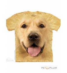 футболка The Mountain Футболка с собакой Big Face Golden