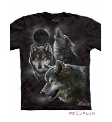 футболка The Mountain Футболка с волком Eclipse Wolves