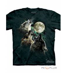 футболка The Mountain Футболка с волком Three Wolf Moon