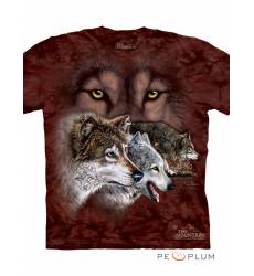 футболка The Mountain Футболка с волком Find 9 Wolves