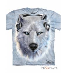 футболка The Mountain Футболка с волком White Wolf DJ