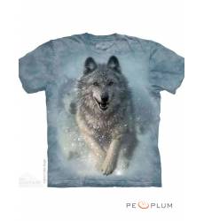 футболка The Mountain Футболка с волком Snow Plow