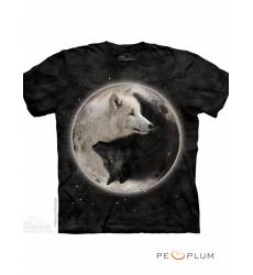 футболка The Mountain Футболка с волком Yin Yang Wolves