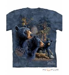 футболка The Mountain Футболка с медведем Find 13 Black Bears