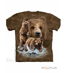 The Mountain Футболка с медведем Find 10 Brown Bears Kids