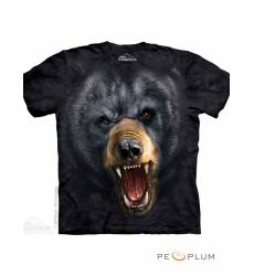 футболка The Mountain Футболка с медведем Aggressive Black Bear