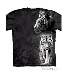 футболка The Mountain Футболка с тигром White Tiger Stripe