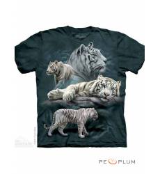 футболка The Mountain Футболка с тигром White Tiger Collage