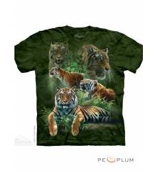 футболка The Mountain Футболка с тигром Jungle Tigers