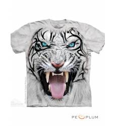 футболка The Mountain Футболка с тигром Big Face Tribal White Tiger