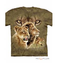 футболка The Mountain Футболка со львом Find 10 Lions