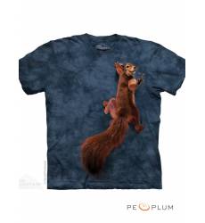 футболка The Mountain Футболка с изображением грызуна Peace Squirrel
