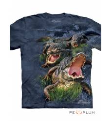 футболка The Mountain Футболка с картинкой рептилии/амфибии Gator Bog