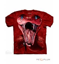 футболка The Mountain Футболка с картинкой рептилии/амфибии Red Mamba