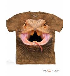 футболка The Mountain Футболка с картинкой рептилии/амфибии Big Face Bea