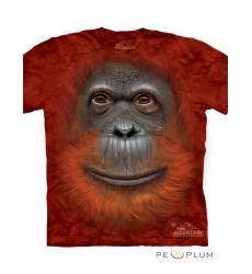 футболка The Mountain Футболка с обезьяной Orangutan Face
