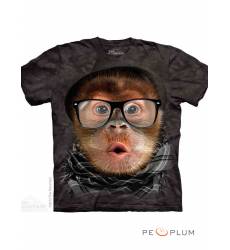 футболка The Mountain Футболка с обезьяной Hipster Orangutan Baby