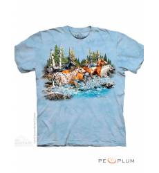 футболка The Mountain Футболка с лошадью Find 20 Running Horses