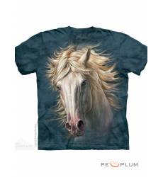футболка The Mountain Футболка с лошадью White Horse Portrait