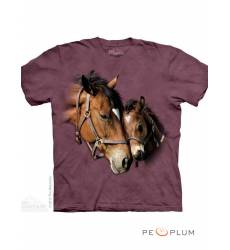 футболка The Mountain Футболка с лошадью Two Hearts