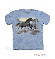 футболка The Mountain Футболка с лошадью Running Free