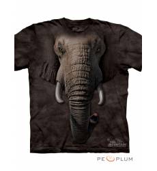 футболка The Mountain Футболка со слоном Elephant Face