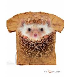 футболка The Mountain Футболка с изображением животных Big Face Hedgehog