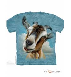футболка The Mountain Футболка с изображением животных Goat Head
