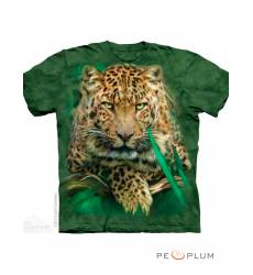 футболка The Mountain Футболка с леопардом Majestic Leopard