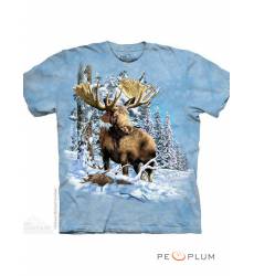 футболка The Mountain Футболка с оленем/лосём Find 7 Moose
