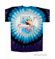 футболка Liquid Blue Футболка рок-группы Led Zeppelin Swan Song