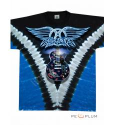 футболка Liquid Blue Футболка рок-группы Aerosmith Guitar