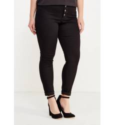 джинсы Lost Ink Plus BUTTON FRONT JEGGING IN BLACK