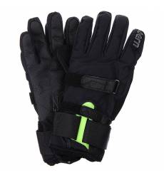 Перчатки сноубордические Bern Synthetic Removable Wristguard Gloves Black Synthetic Removable Wristguard Gloves