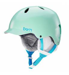 Шлем для сноуборда детский Bern Bandita Satin Mint Green/White Cordova Liner Bandita