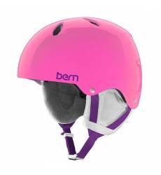 Шлем для сноуборда детский Bern Team Diabla Translucent Pink/White Cordova Earlaps Team Diabla