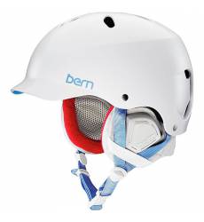 Шлем для сноуборда женский Bern Lenox White/Grey Premium Liner Lenox