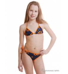 Купальник Little Marcel, цвет темно-синий, оранжевый 34381740