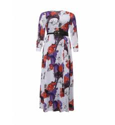 Платье Just Joan BELTED MAXI DRESS IN ORCHID PRINT