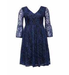 Платье LOST INK CURVE SKATER DRESS WITH LACE BELL SLEEVE