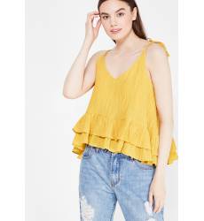Топ LOST INK DOUBLE LAYERED PLEATED CAMI