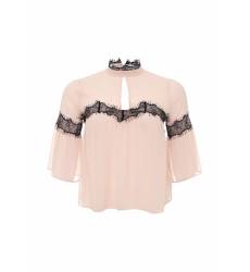 Блуза LOST INK CURVE SMOCK TOP WITH LACE