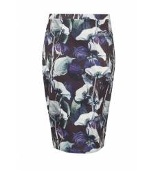 Юбка LOST INK PLUS PENCIL SKIRT IN TULIP PRINT